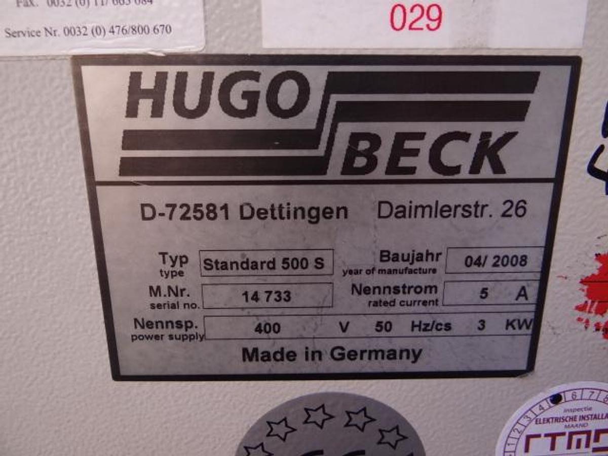 Gebruikt Automatic L sealer Hugo Beck Standard 500S