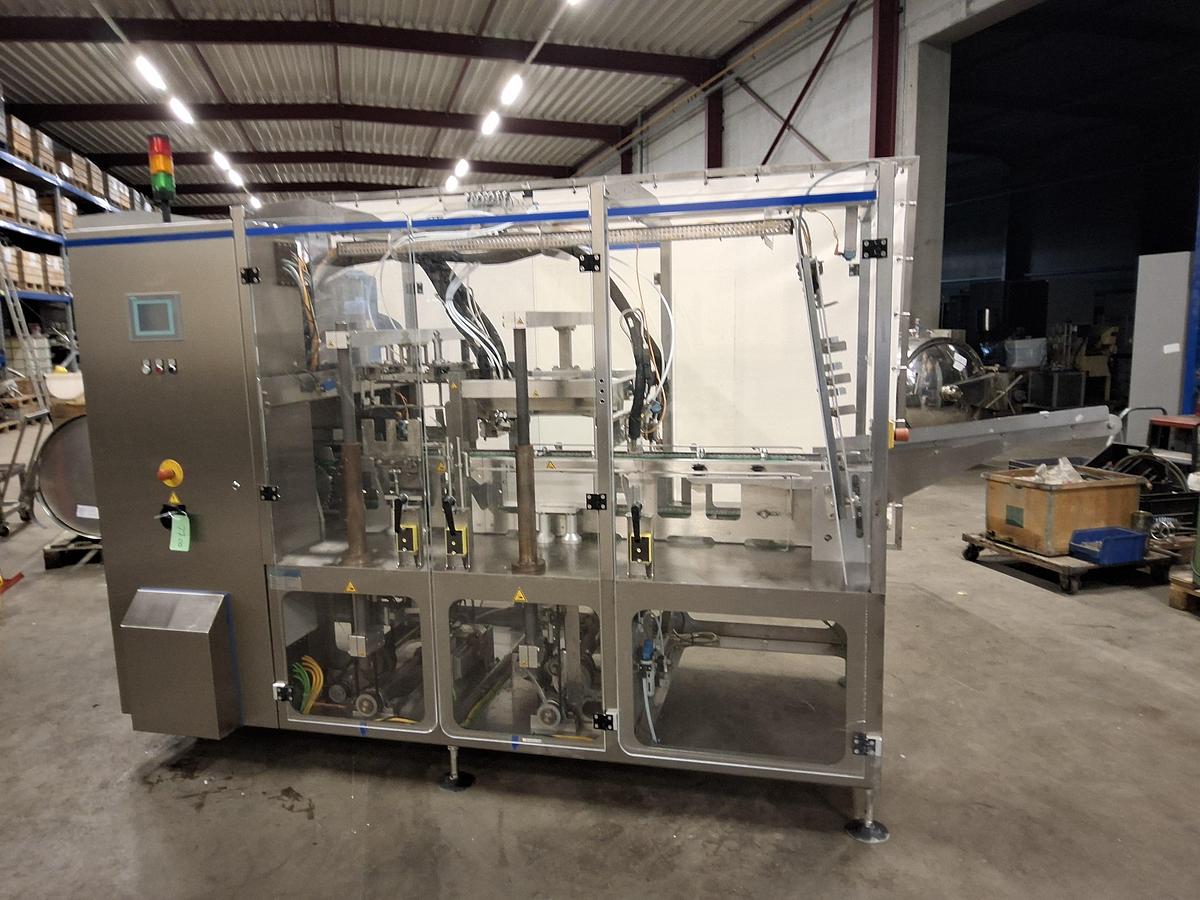 Gebruikt Carton tray erector for yogurt tray top-tray 406