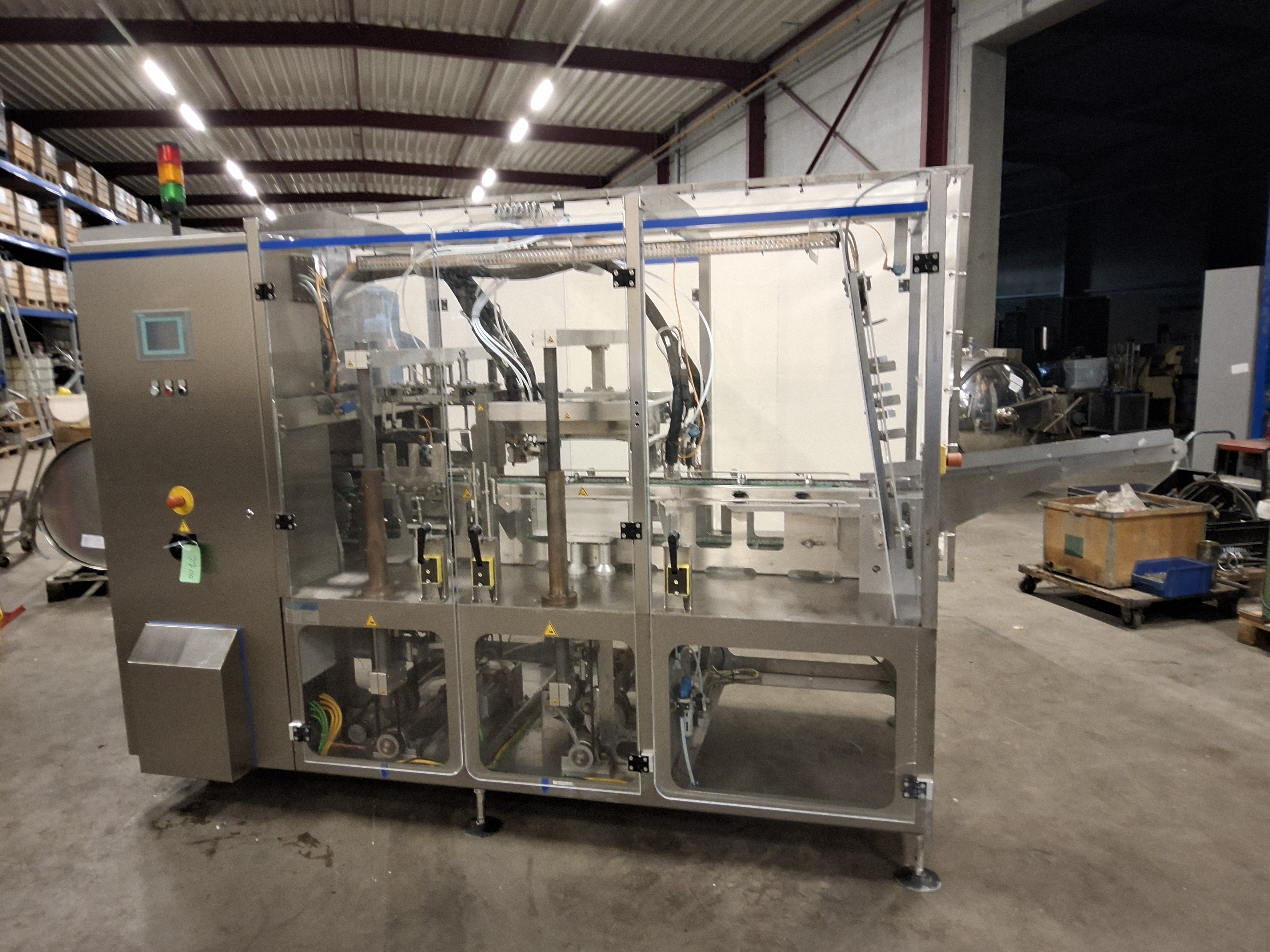 Gebruikt Carton tray erector for yogurt tray top-tray 406