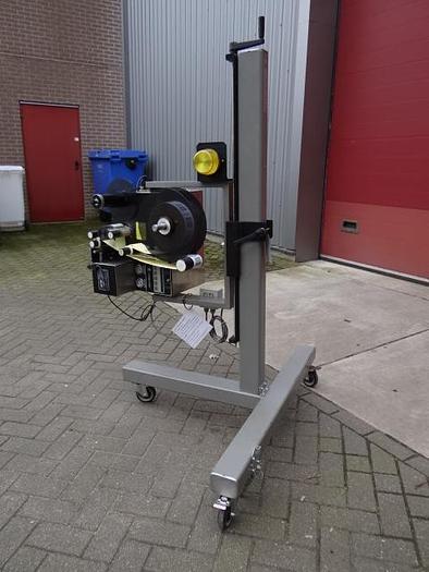 Used mobile label aplicator with printer
