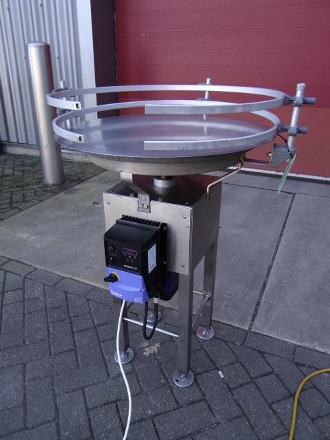 Gebruikt Stainless steel turntable 700mm diameter with invertor