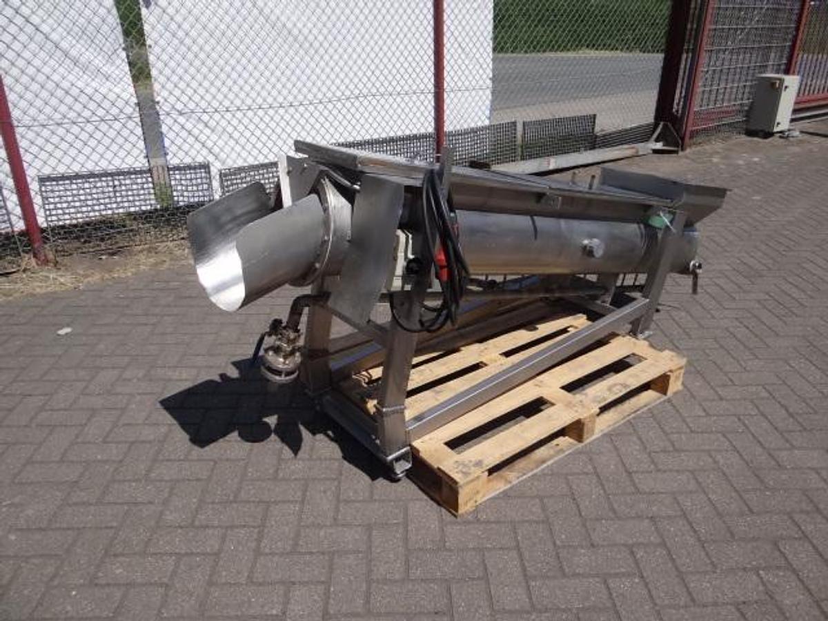 Gebruikt direct heated Steam screw blancher