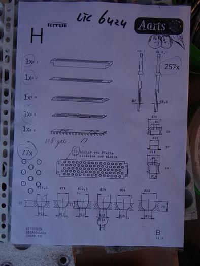 Used Ferrum schuin of EA  30/40platen