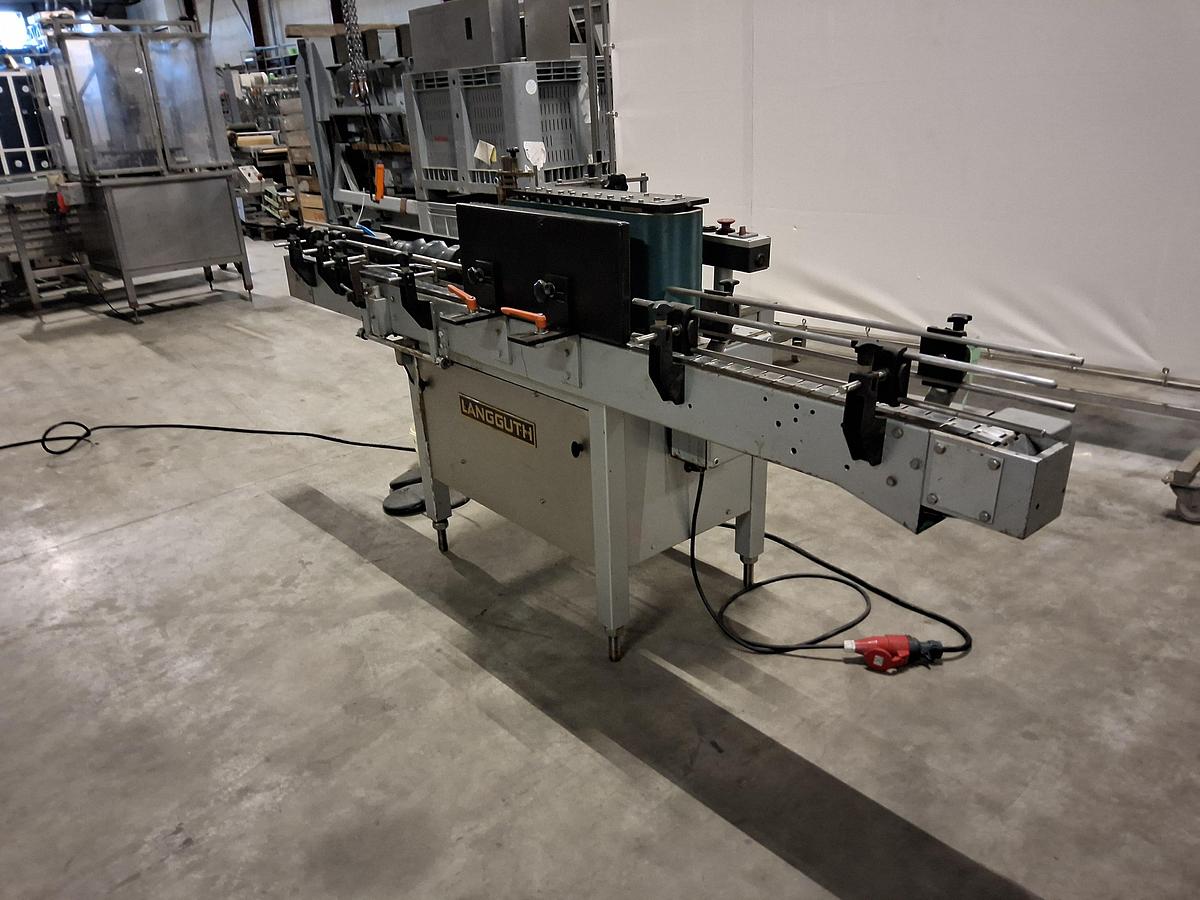 Gebruikt Langguth Unomatic wetglue labeler