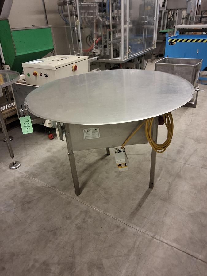 Gebruikt Turningtable 1250mm diameter Stainless