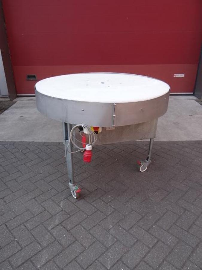 Gebruikt Turning table 1200mm diameter Plastic top