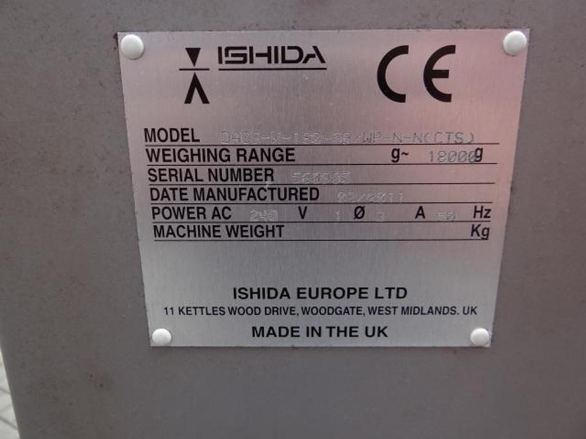 Gebruikt Ishida Belt checkweigher 18kg