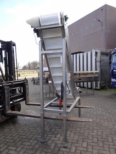 Used RVS opvoerband met intraloxband