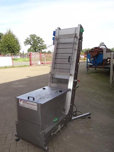 Used cap elevator and sorter