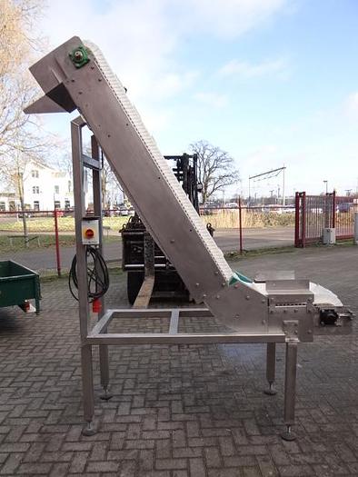 Used RVS opvoerband met intraloxband