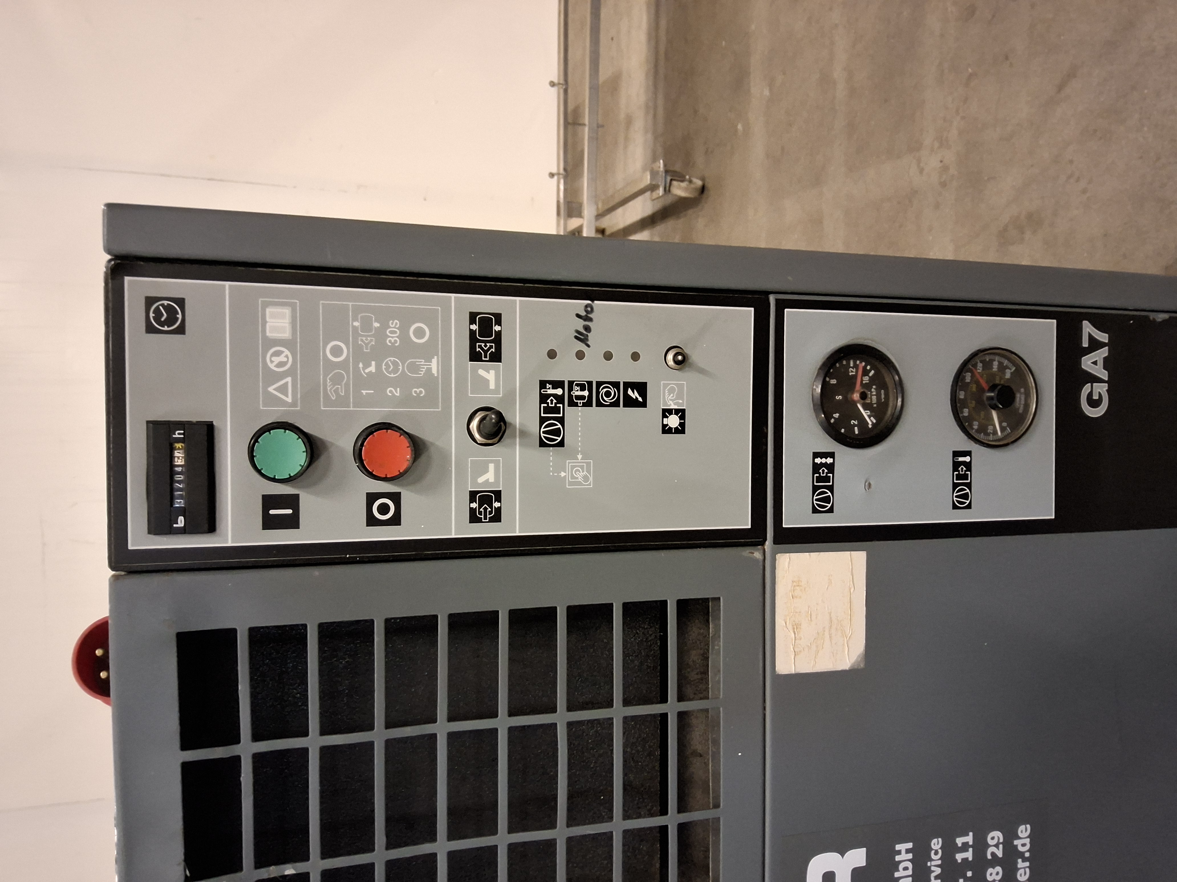 Gebruikt Aircompressor atlas copco