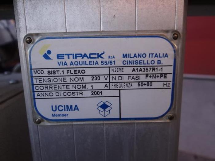Used 2001 Etipack SIST.1.Flexo / kop type EMC DX