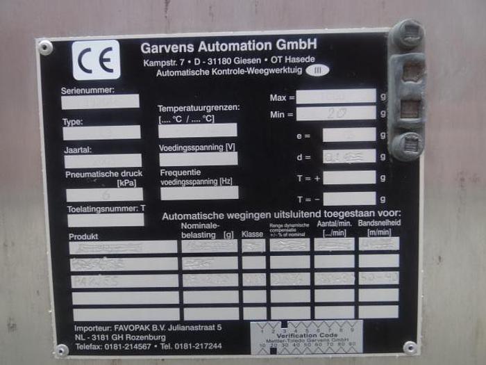 Used 2003 Garvens E3