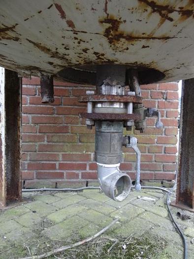 Used RVS met stalen jacked mengtank