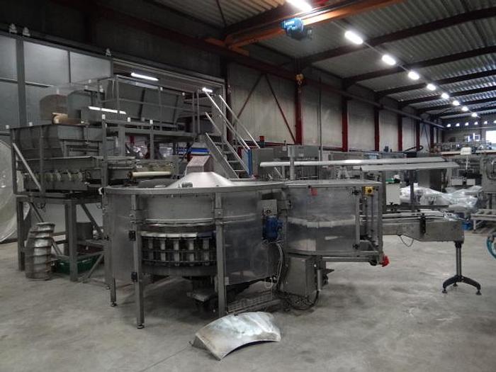 Used Rotating plate filler 40 station for cans or jars