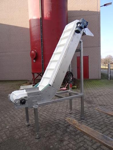 Used RVS opvoerband met intraloxband
