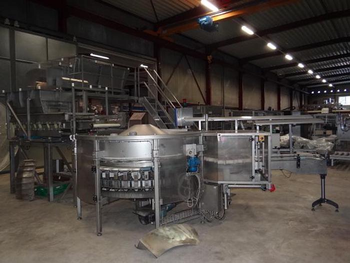Used Rotating plate filler 40 station for cans or jars