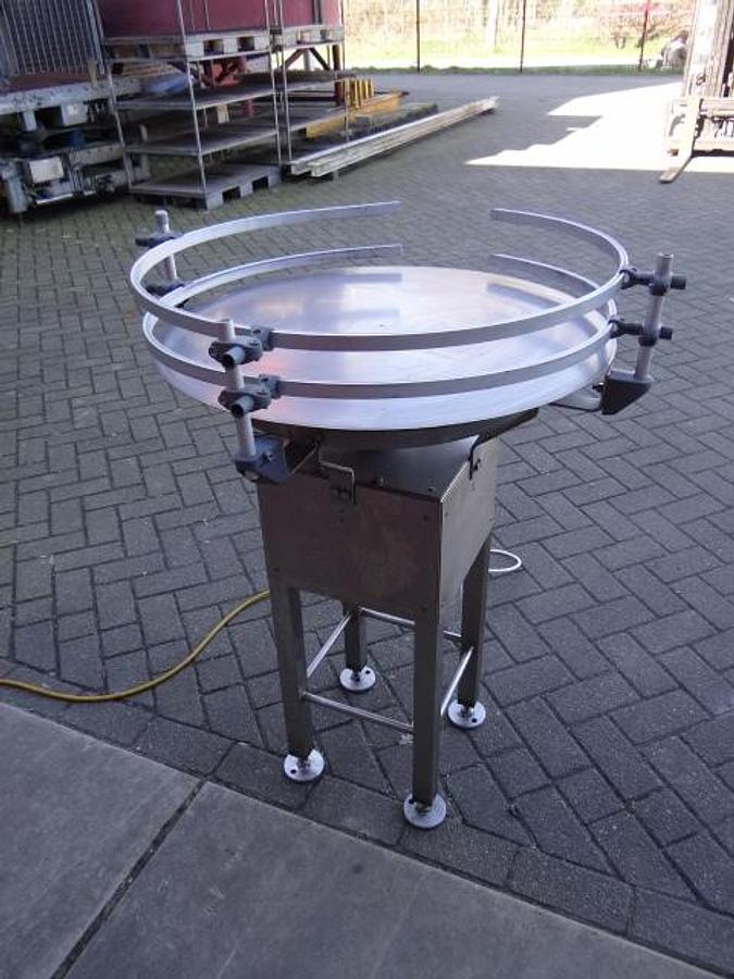 Gebruikt Stainless steel turntable 700mm diameter with invertor