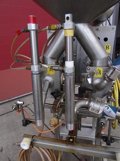 Gebruikt 2 station piston filler