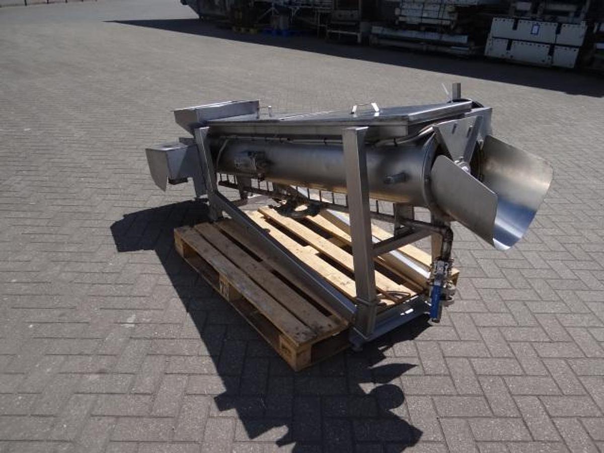 Gebruikt direct heated Steam screw blancher