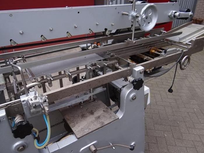Used wet-glue Roll trough labeler for big diameter cans
