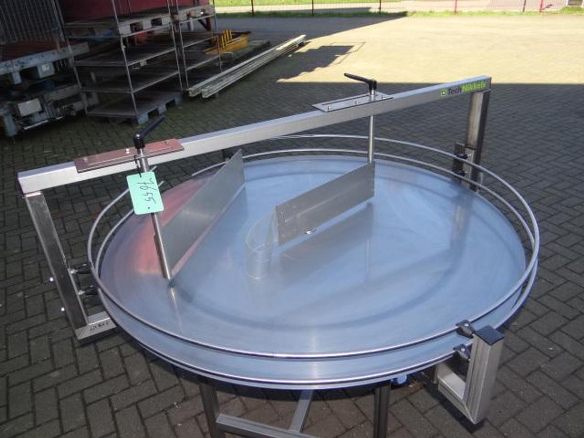 Gebruikt Stainless steel turntable with invertor 1300mm diameter
