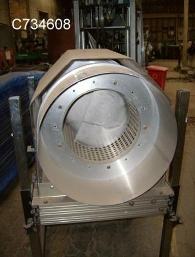 Used Screen, Rotary, 12" x 24", Tec Eng, S/st, 1/2 HP #C734608