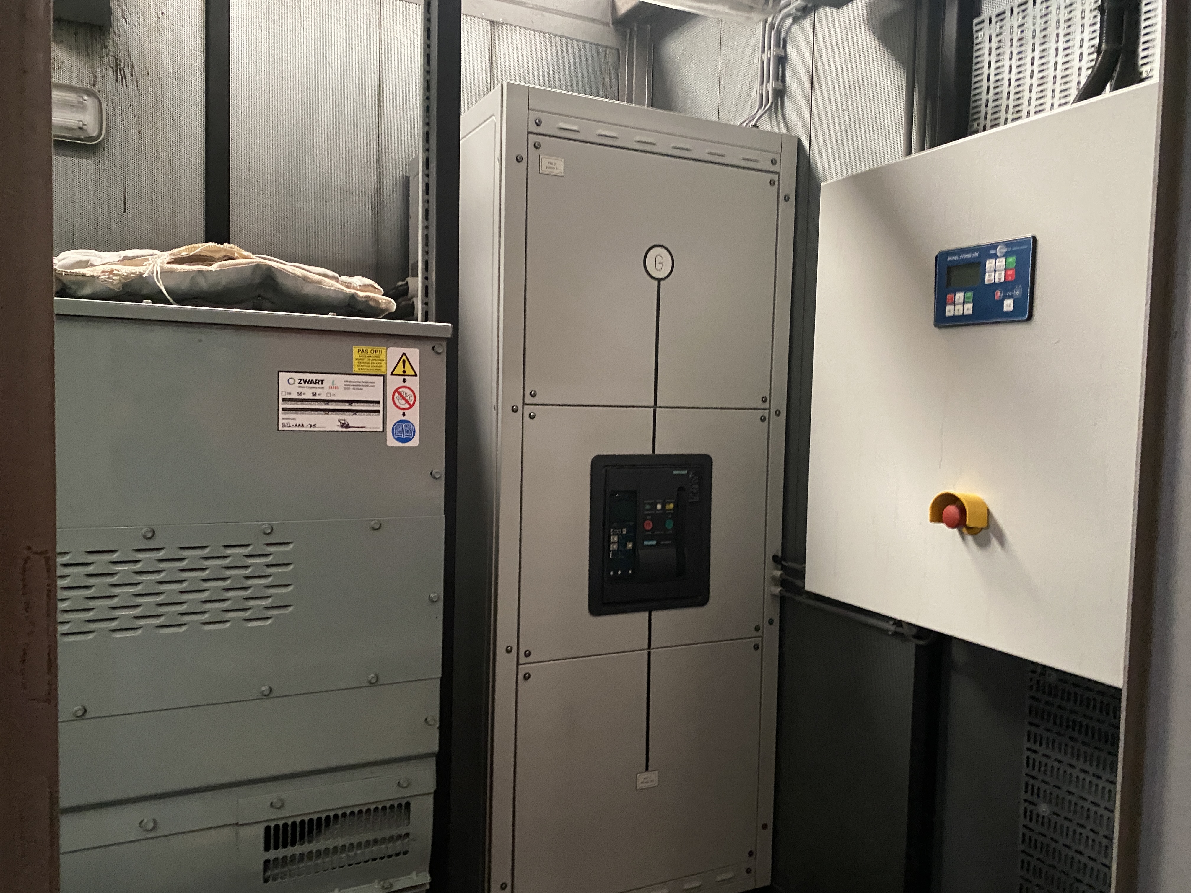 Used 2009 MITSUBISHI S12R / LEROY SOMER DIESEL GEN.SET 1250 KVA