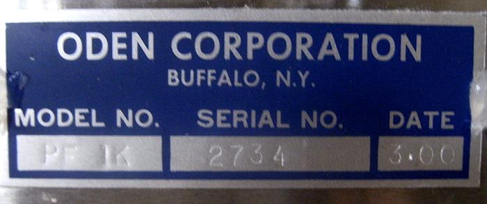 Used Filler, Pressure, Oden, Pro Fil 1000, Mdl. PF 1K, Digital #S734888