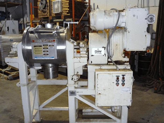 Used 3.5 CU. FT. JH DAY TURBULENT MIXER – S/S – WITH HIGH SPEED CHOPPER