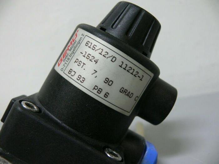 Used Lot of 3 - Gemu 615/12/D PST. 7, 90 Grad C Diaphragm Valves