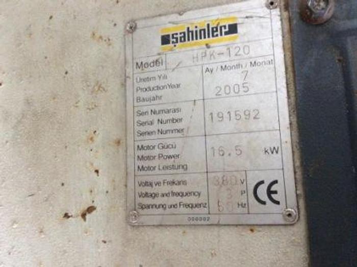 Used 2005 Sahinler HPK 120 Section Rolls