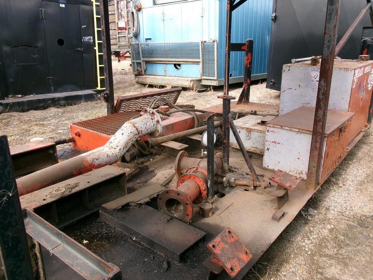 Used Oilfield Skid Heavy Duty Shop Built Pumphouse