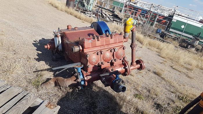 Used Gardner Denver TEE 4 x 5 Triplex Mud Pump