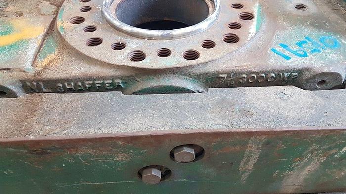 Used Shaffer 7 1/16" 3M Double Ram BOP