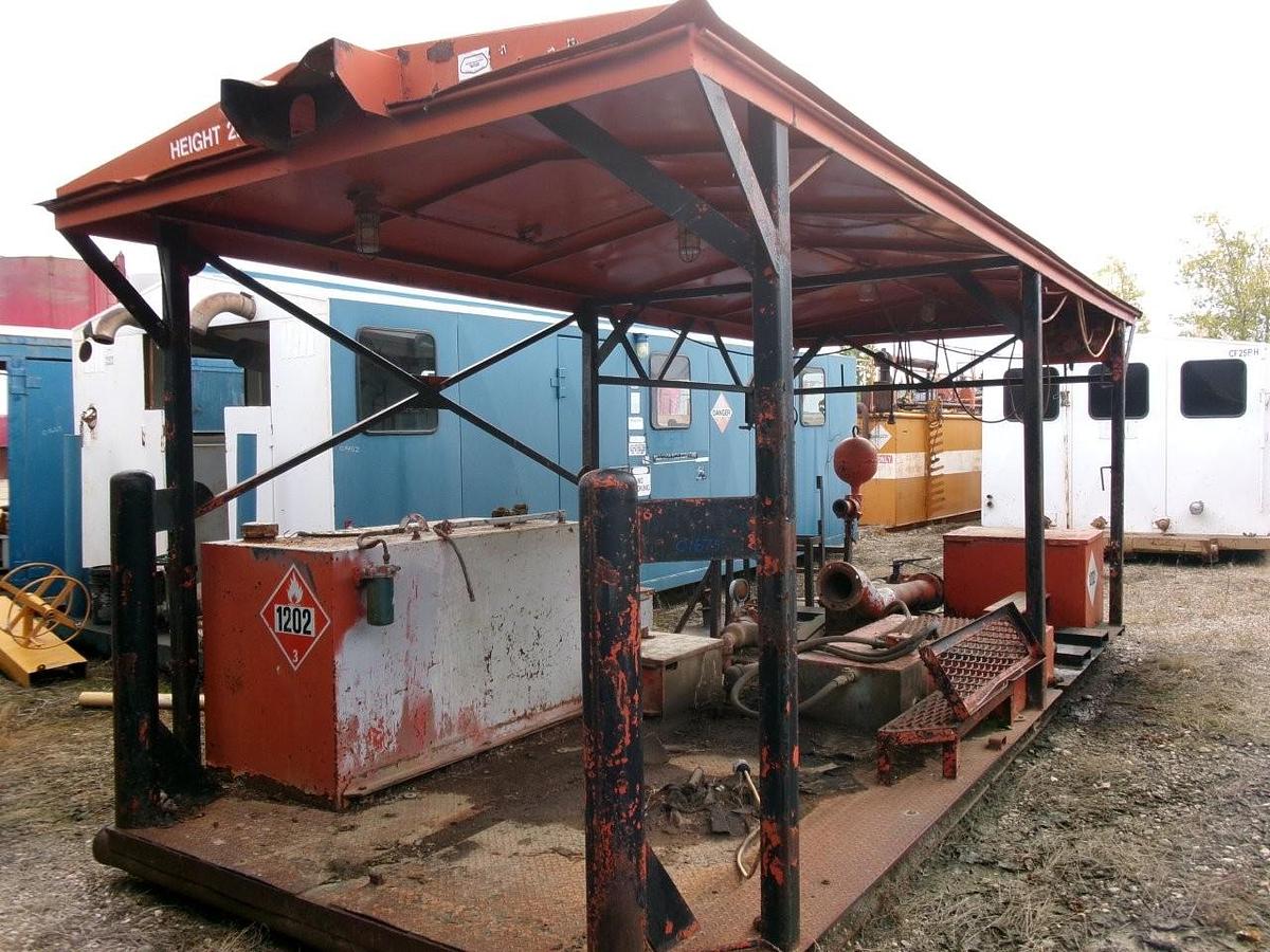 Used Oilfield Skid Heavy Duty Shop Built Pumphouse