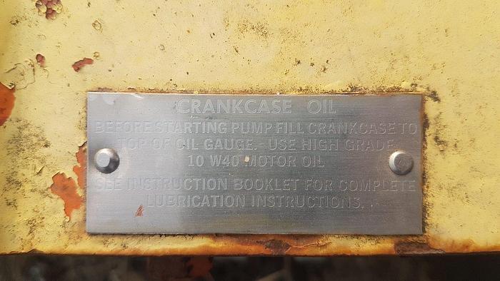 Used NLB Corp. 20150D-7/8 Triplex High Pressure Pump