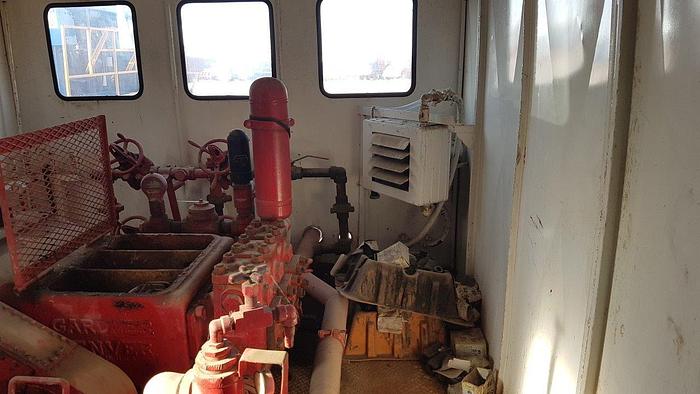 Used Gardner Denver PE-5Y 3x5 Triplex Well Servicing Reversing Mud Pump Package