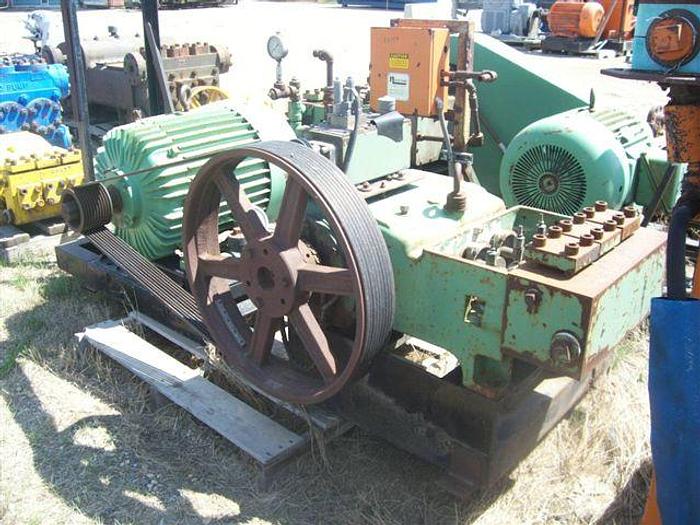 Used NLB 1060E Triplex Waterblast Pump