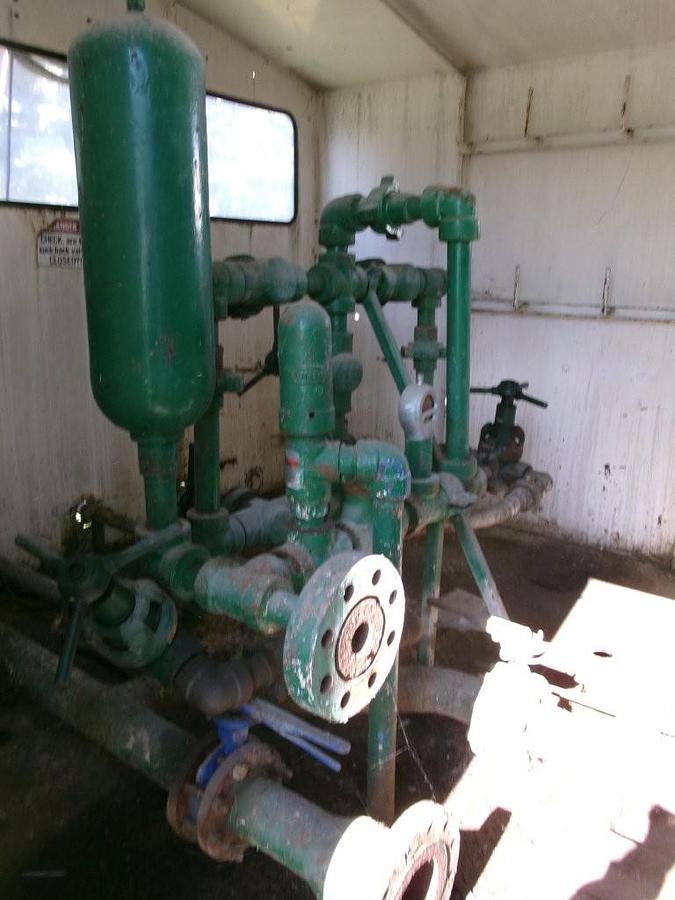Used Oilfield Skid Heavy Duty Shop Built Pumphouse
