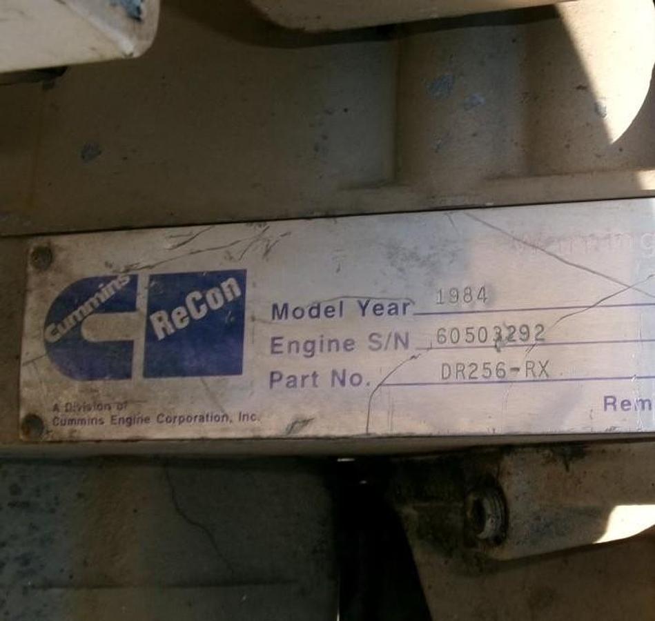 Used Cummins IND400BC3 (Big Cam 3) Diesel Engine