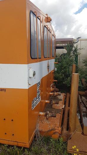 Used National JWS-165-L, 4x5 Triplex Mud Pump Package