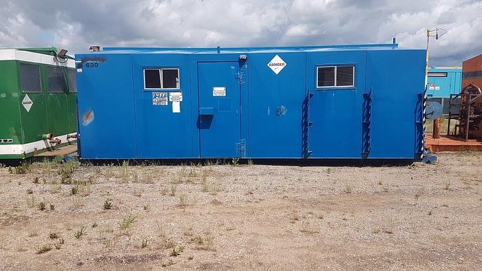 Used National JWS-300L Triplex Well Servicing Reversing Mud Pump Package