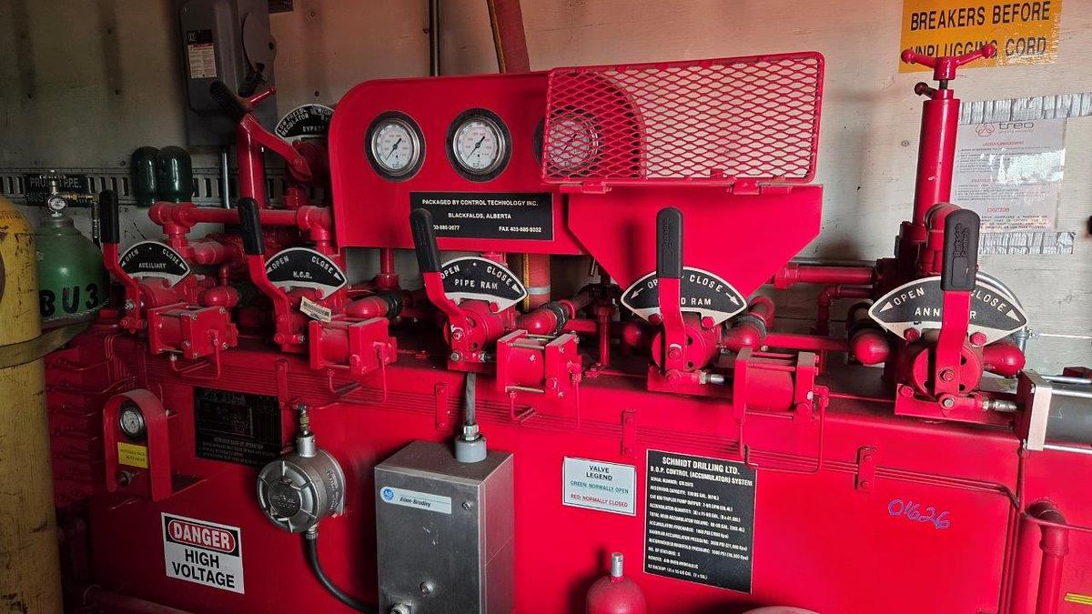 Used Control Technology Inc 5 Station BOP Accumulator System