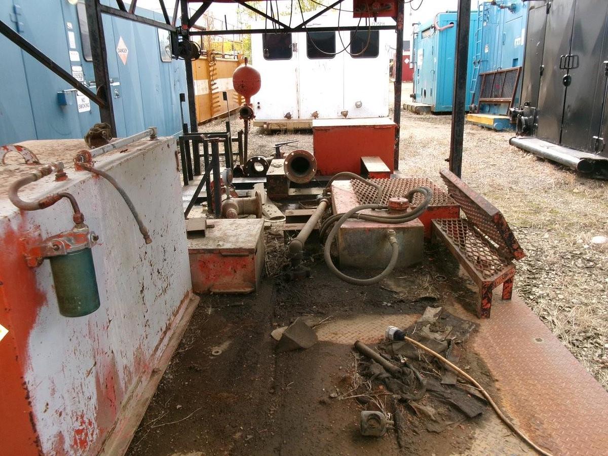 Used Oilfield Skid Heavy Duty Shop Built Pumphouse