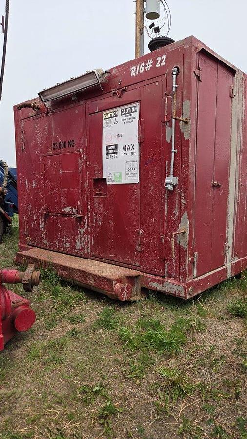 Used Heavy Duty Shop Built Pump House