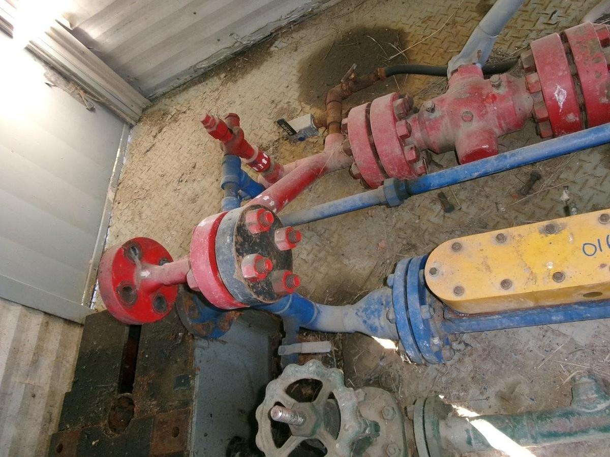 Used NOV Inline Suction Pulsation Dampener