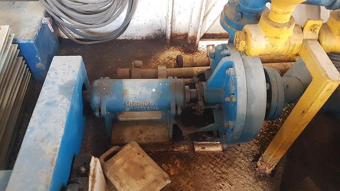 Used National JWS-300L Triplex Well Servicing Reversing Mud Pump Package