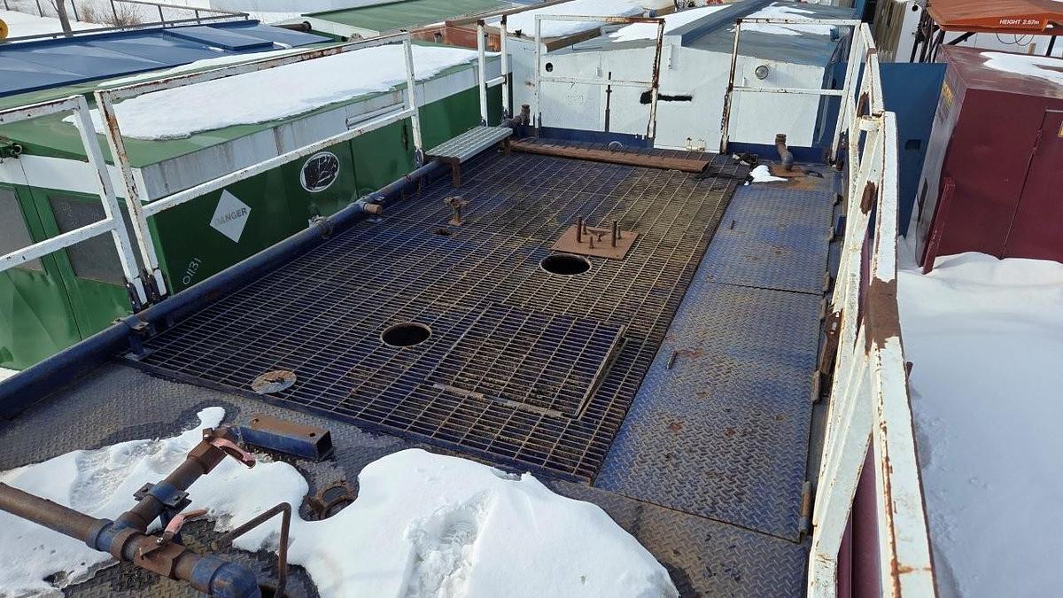 Used 30m3  2 Compartment Mud Tank