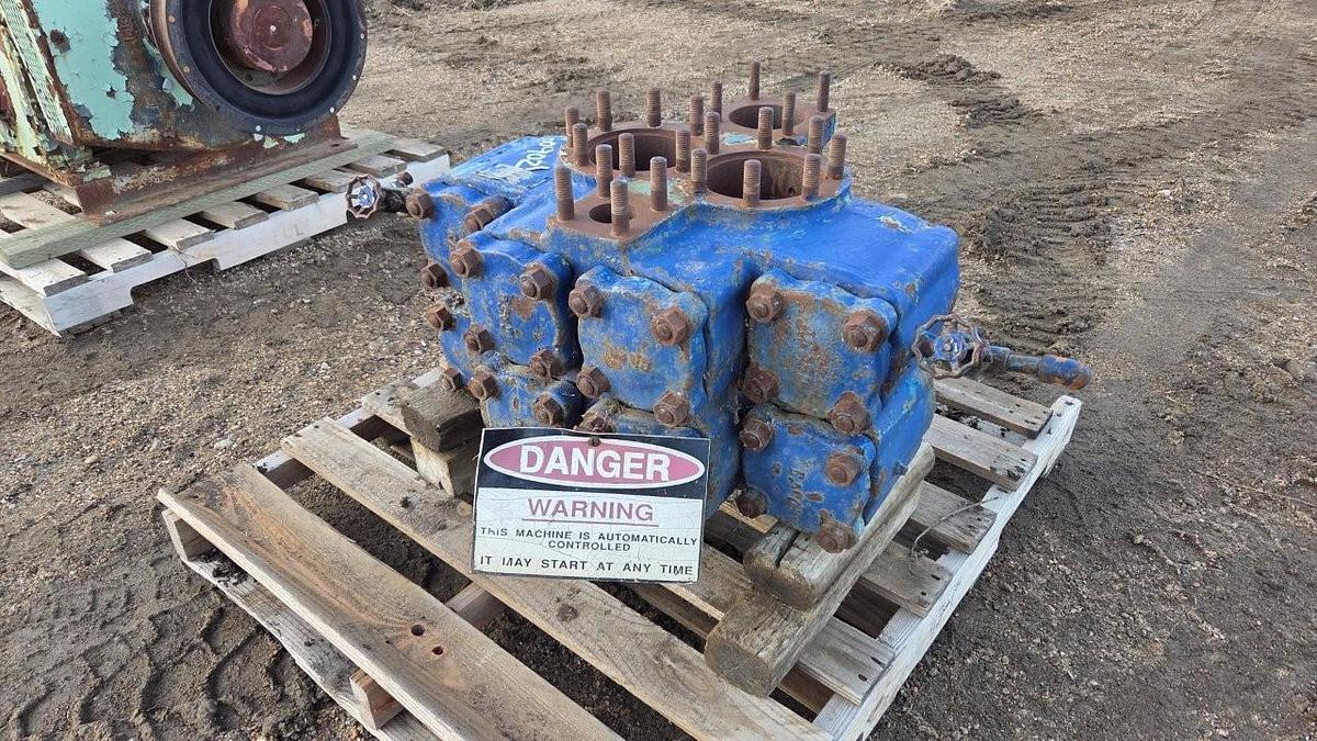 Used Gaso 1849 Duplex Mud Pump Fluid End